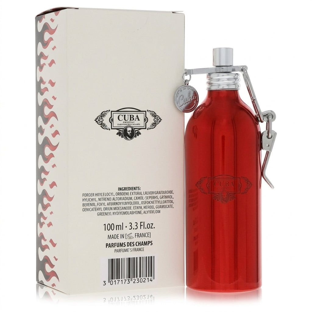 Fragrance bottle and packaging — Studio - Back View | Generated by Modelize
