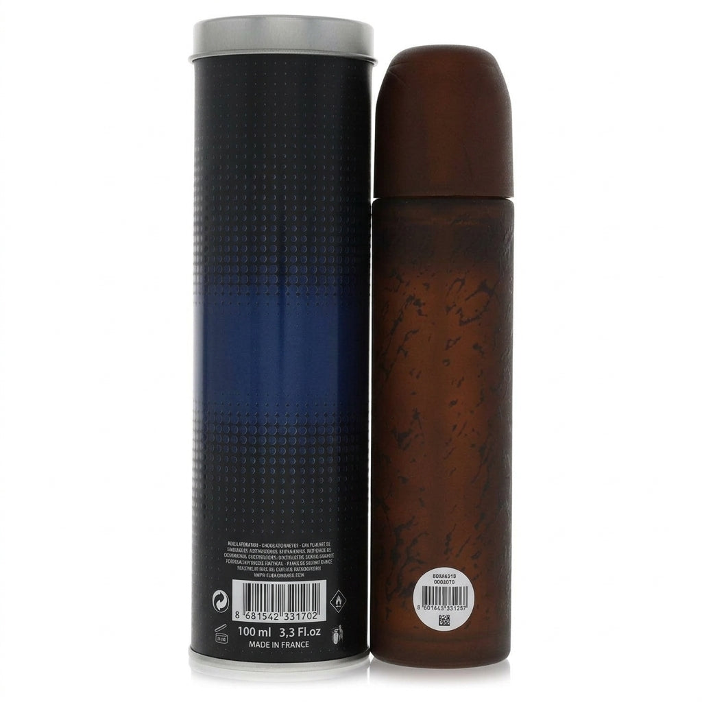 Fragrance bottle and tin packaging — Studio - Back View | Generated by Modelize