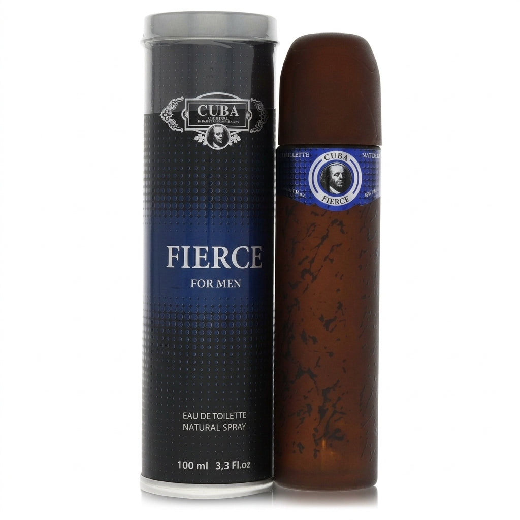 Fragrance bottle and packaging — Studio - Side View | Generated by Modelize