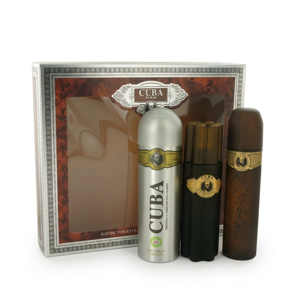 Fragrance Gift Set — Flat Lay - Front | Generated by Modelize