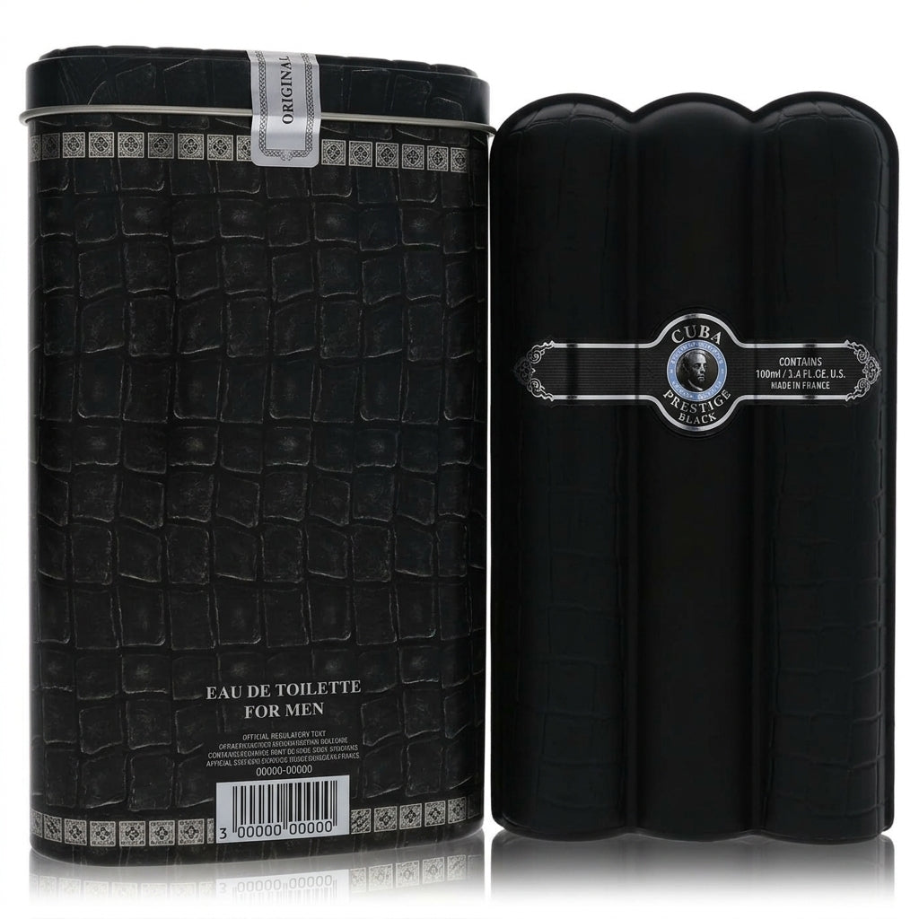 Men's Fragrance Set — Studio - Back View | Generated by Modelize