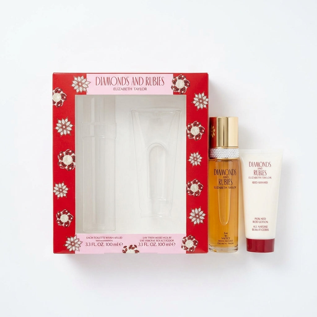 Fragrance Gift Set — Flat Lay - Front | Generated by Modelize