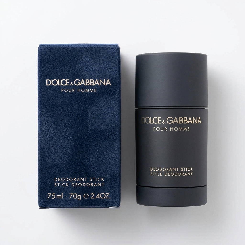 Deodorant stick and packaging box — Flat Lay - Front | Generated by Modelize