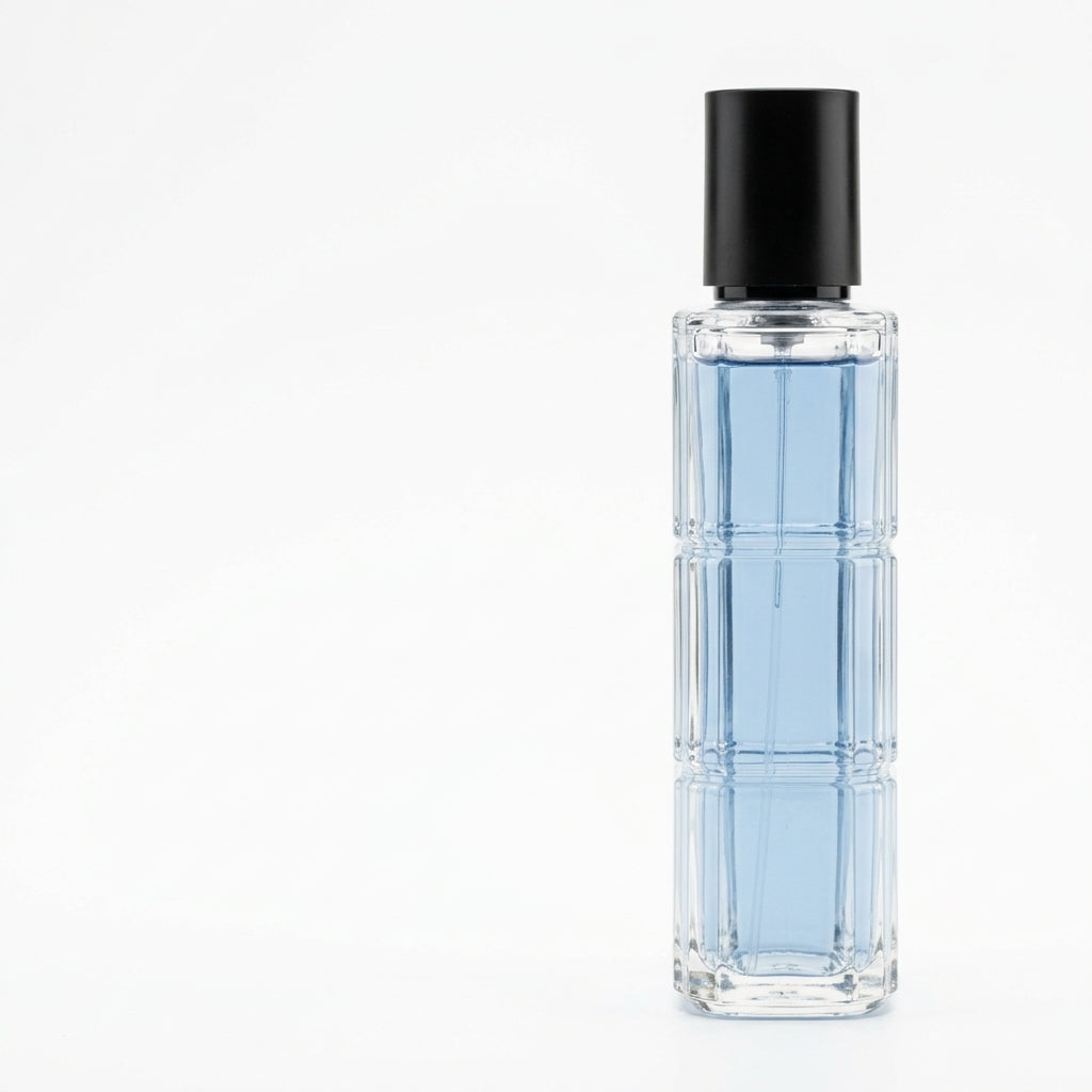 Eau De Toilette Fragrance — Studio - Side View | Generated by Modelize