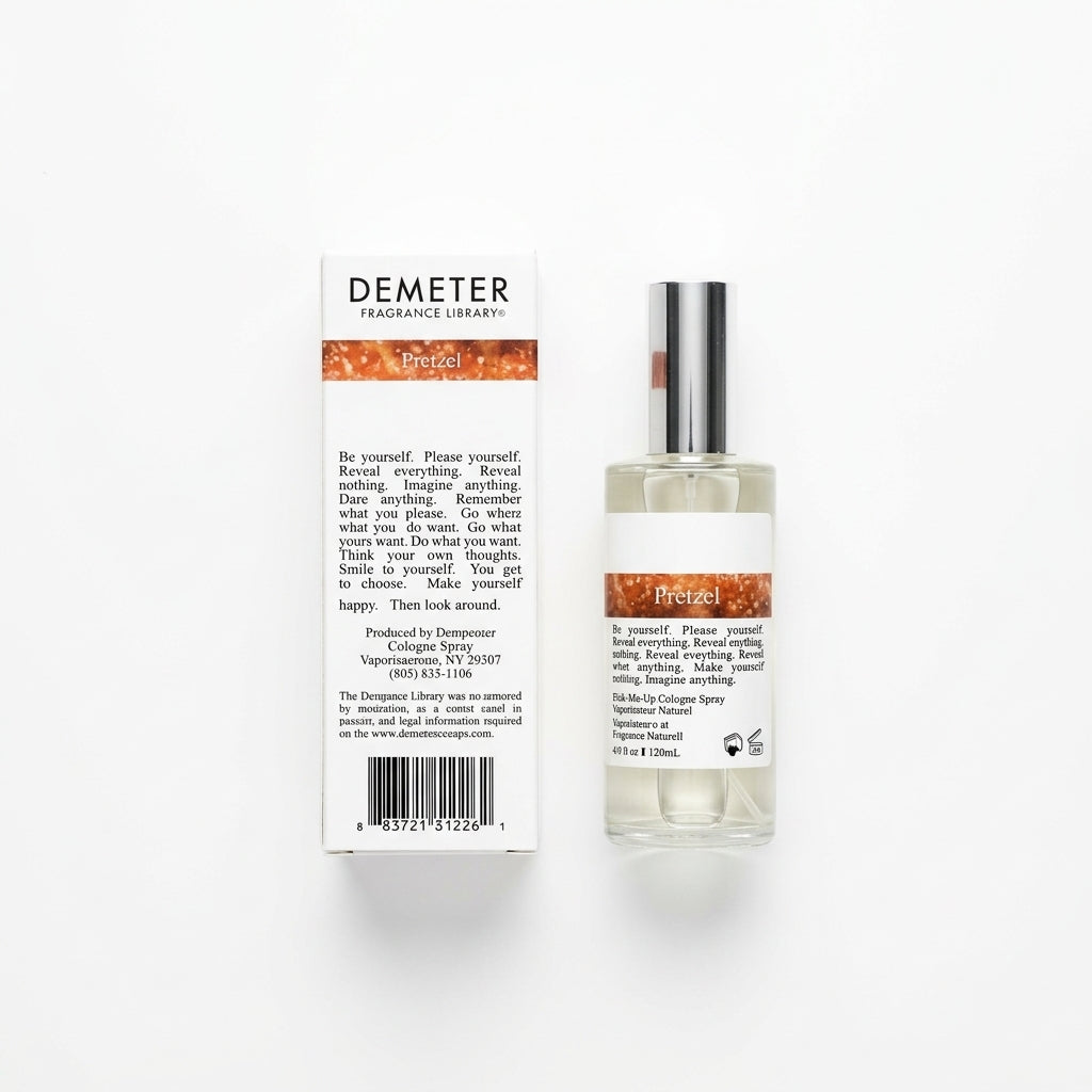 Cologne Spray — Flat Lay - Back | Generated by Modelize