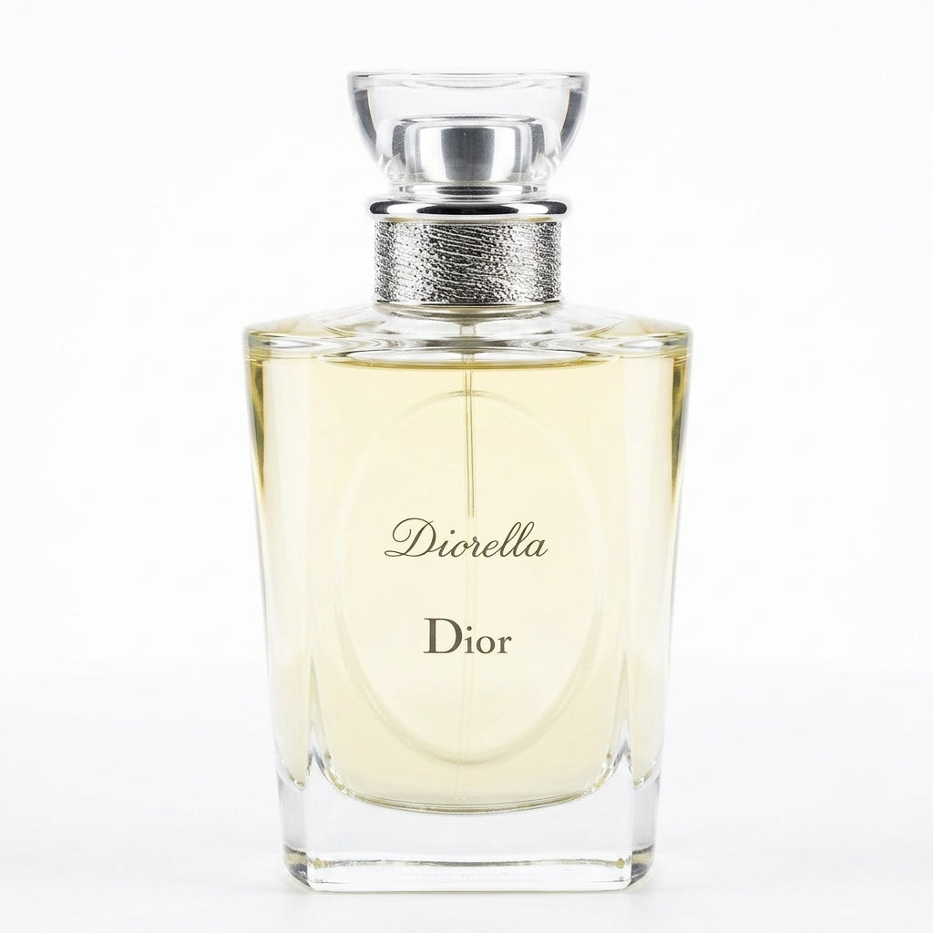Perfume bottle — Flat Lay - Front | Generated by Modelize