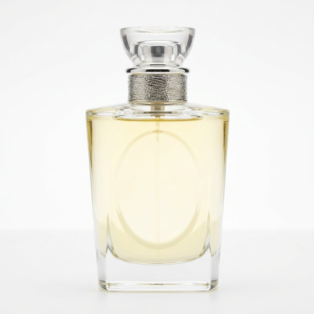Fragrance Bottle — Studio - Back View | Generated by Modelize