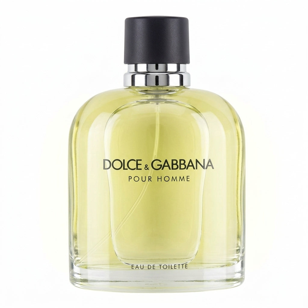 Eau De Toilette (Perfume Bottle) — Flat Lay - Front | Generated by Modelize