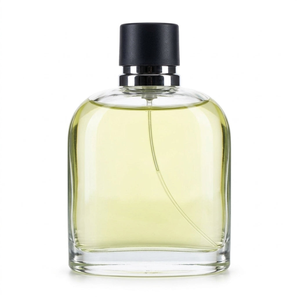 Fragrance bottle — Studio - Back View | Generated by Modelize