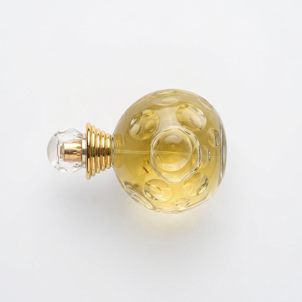 Perfume bottle — Flat Lay - Front | Generated by Modelize
