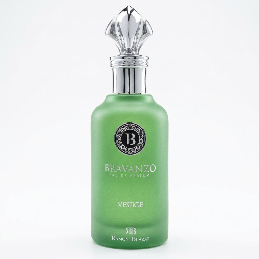 Fragrance bottle — Flat Lay - Front | Generated by Modelize