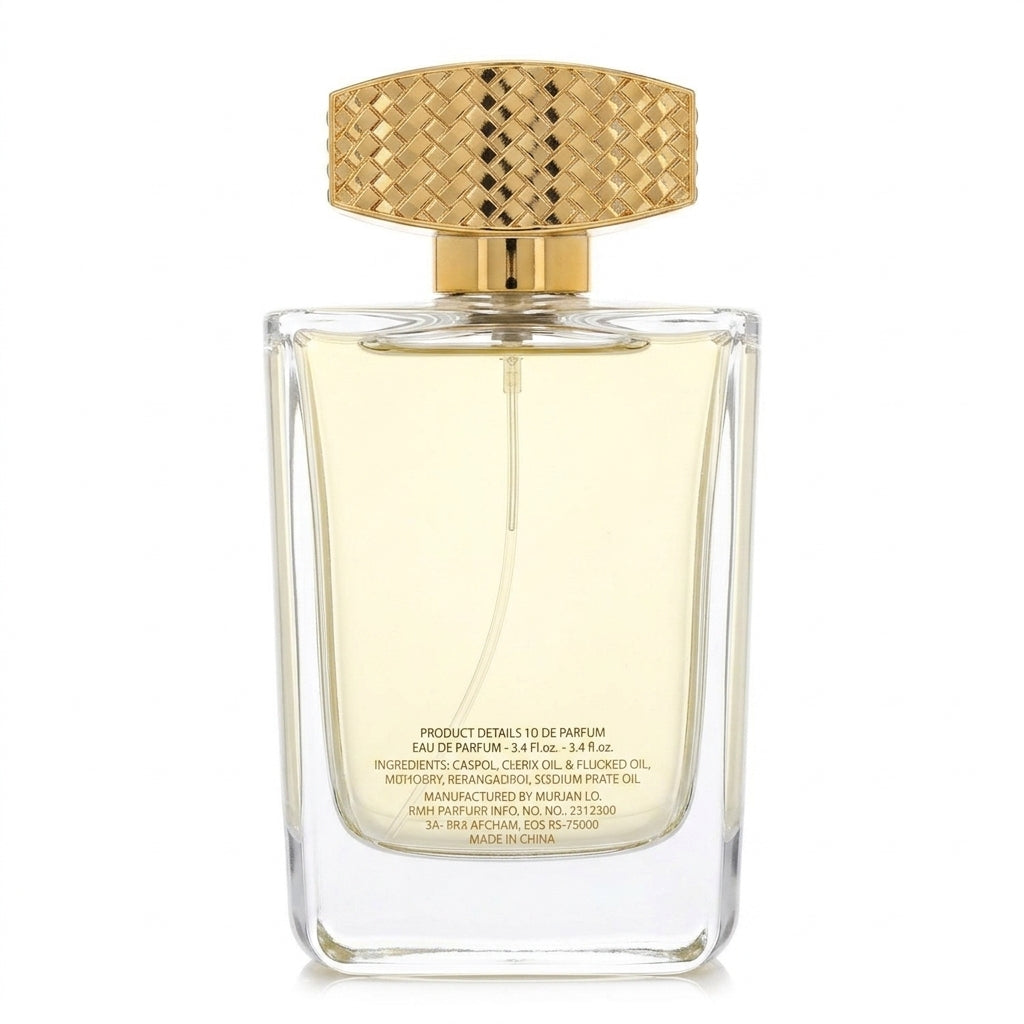 Eau De Parfum — Studio - Back View | Generated by Modelize