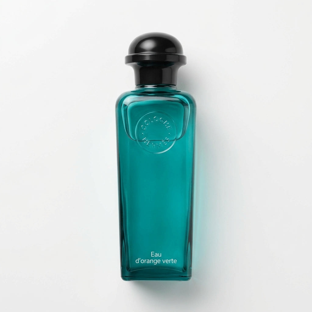 Fragrance Bottle — Flat Lay - Back | Generated by Modelize