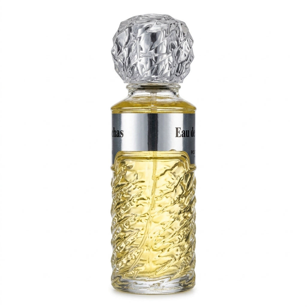Perfume bottle — Studio - Side View | Generated by Modelize