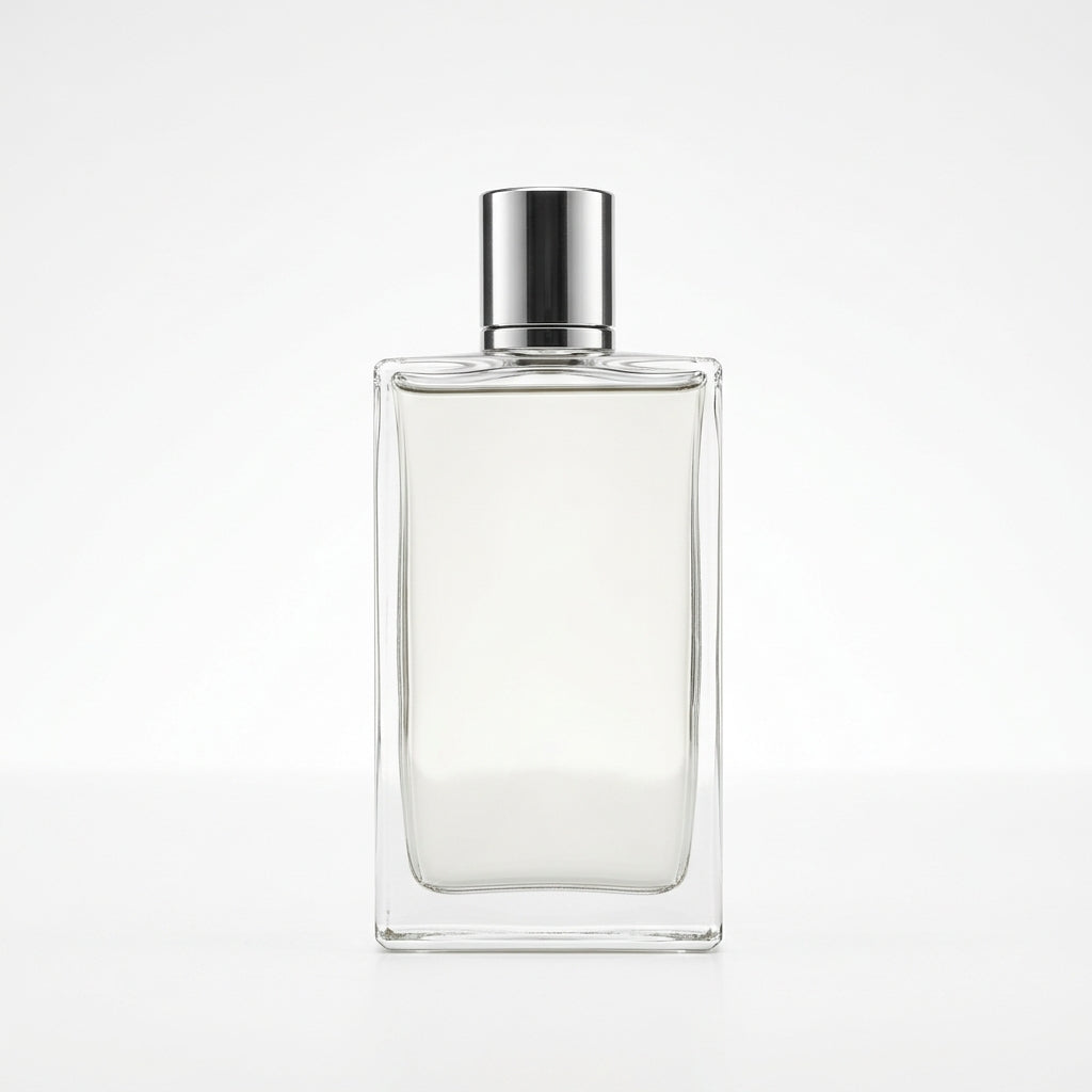 Fragrance bottle — Studio - Back View | Generated by Modelize