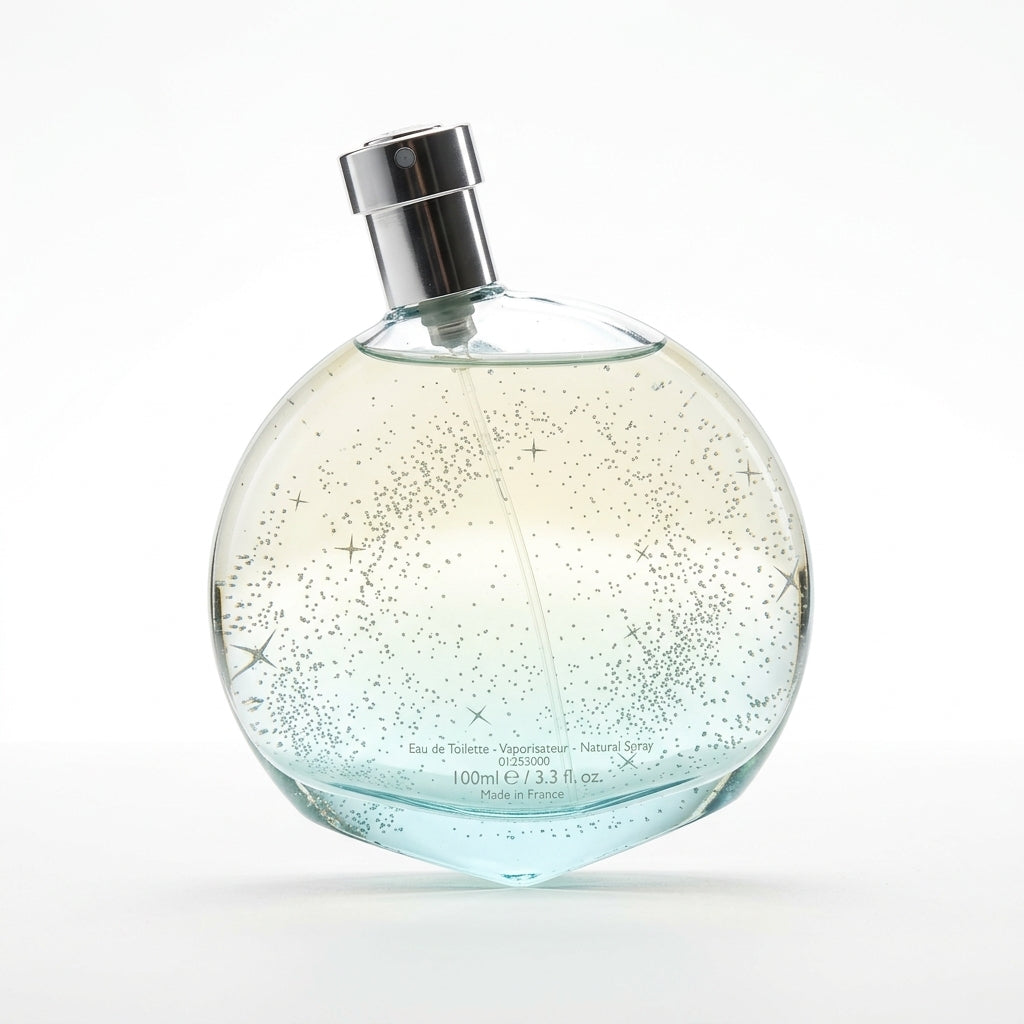 Perfume bottle — Studio - Back View | Generated by Modelize
