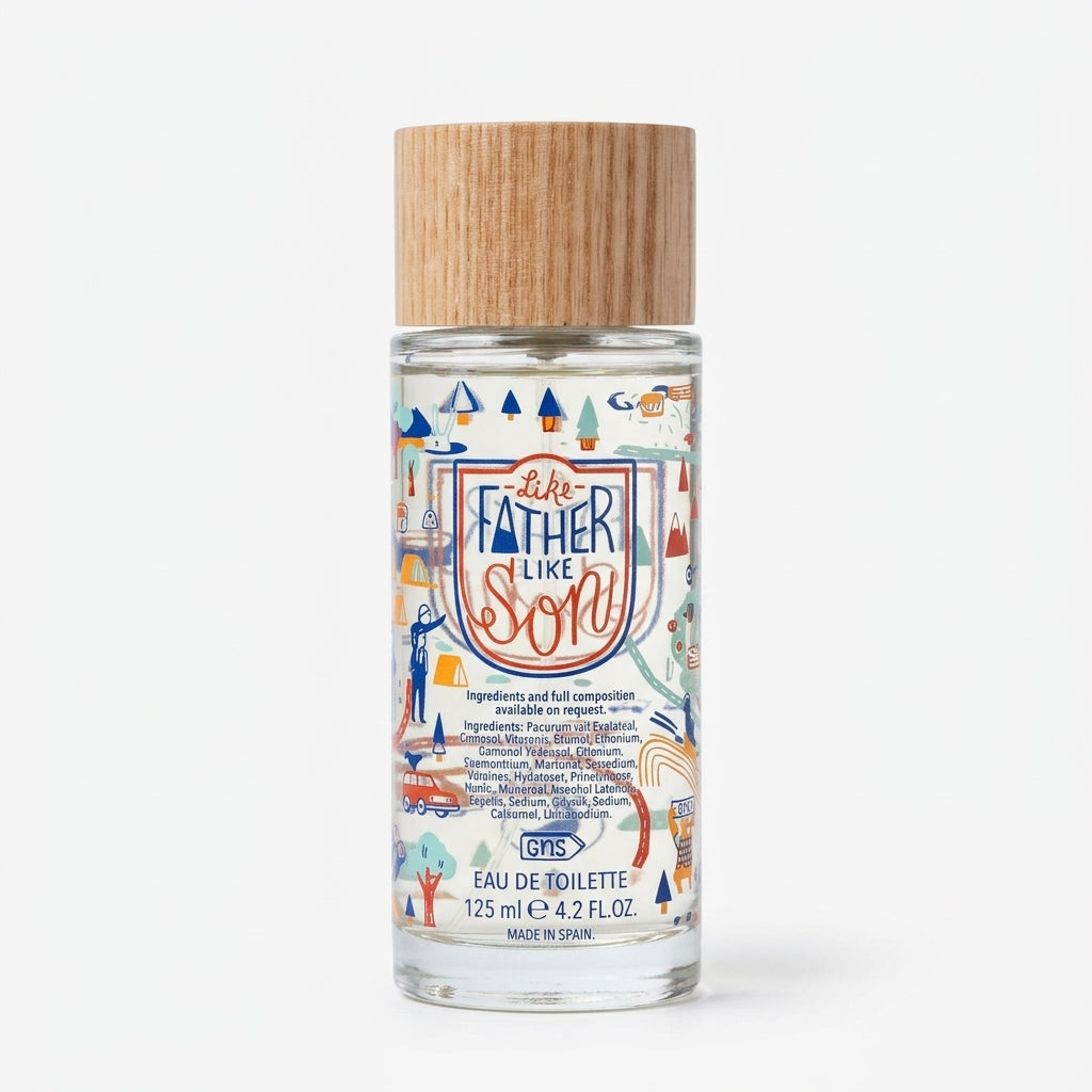Eau de Toilette — Studio - Back View | Generated by Modelize