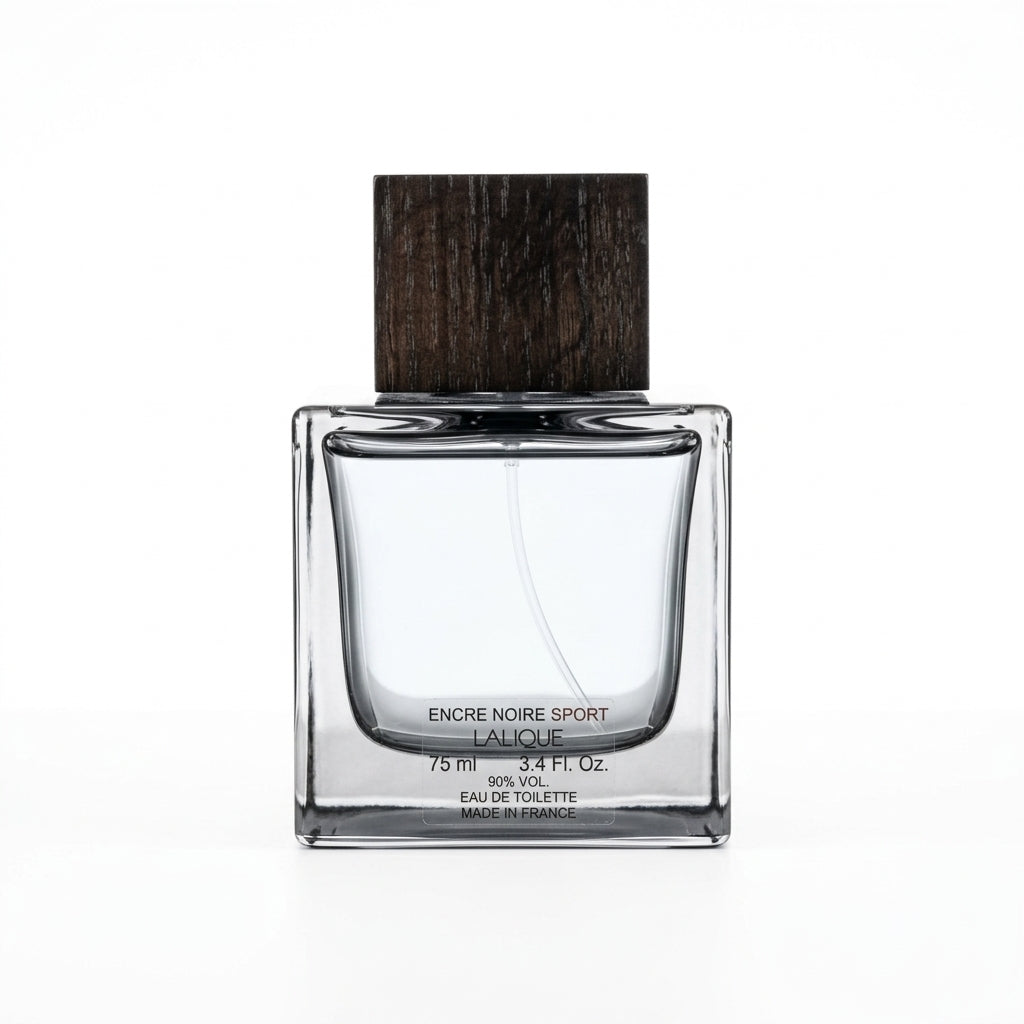 Fragrance bottle — Studio - Back View | Generated by Modelize