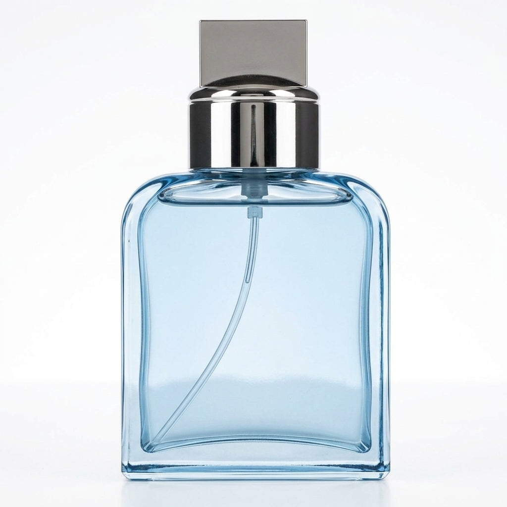 Fragrance bottle — Studio - Back View | Generated by Modelize