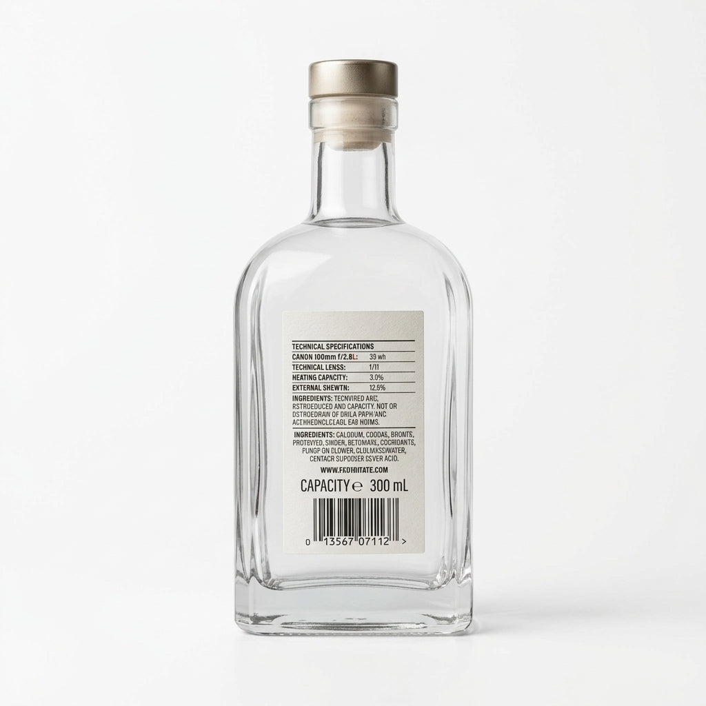 Eau De Toilette Spray — Studio - Back View | Generated by Modelize