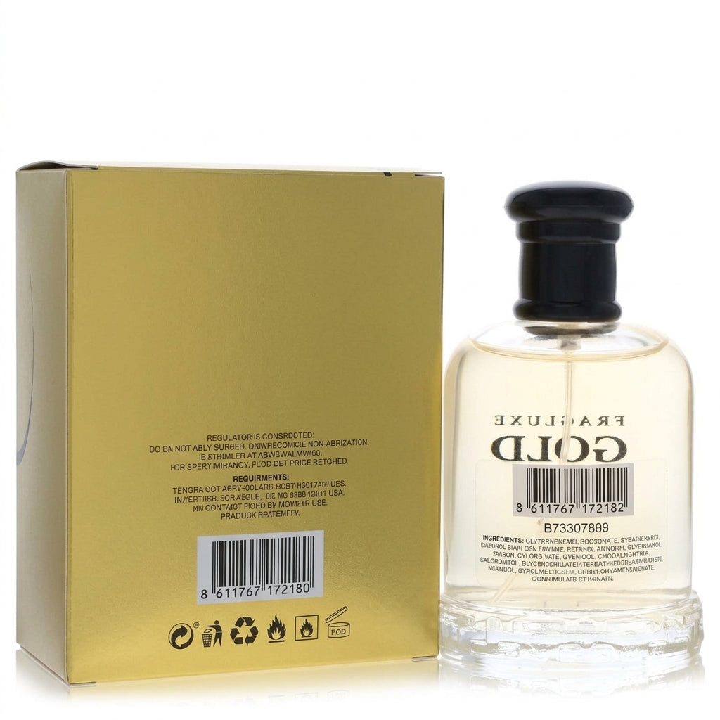 Fragrance set — Studio - Back View | Generated by Modelize