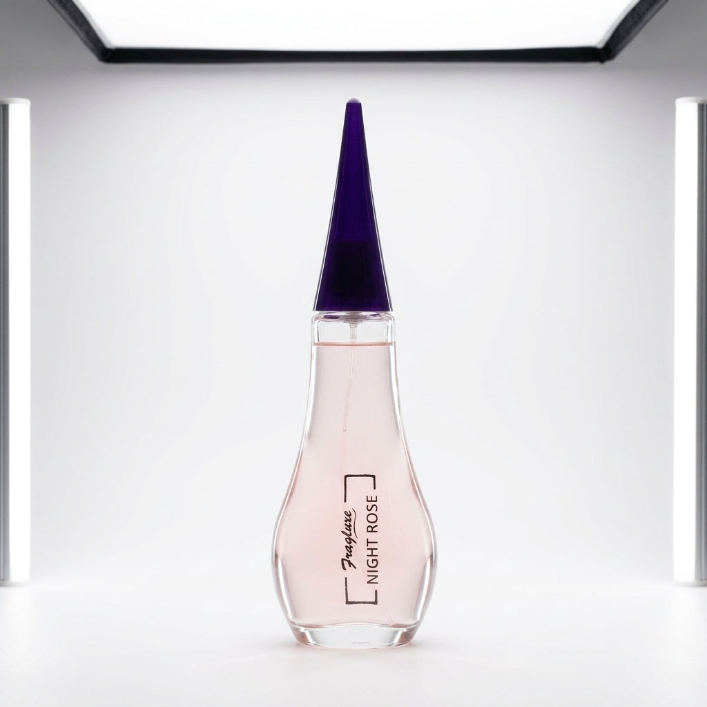 Fragrance bottle — Studio - Side View | Generated by Modelize