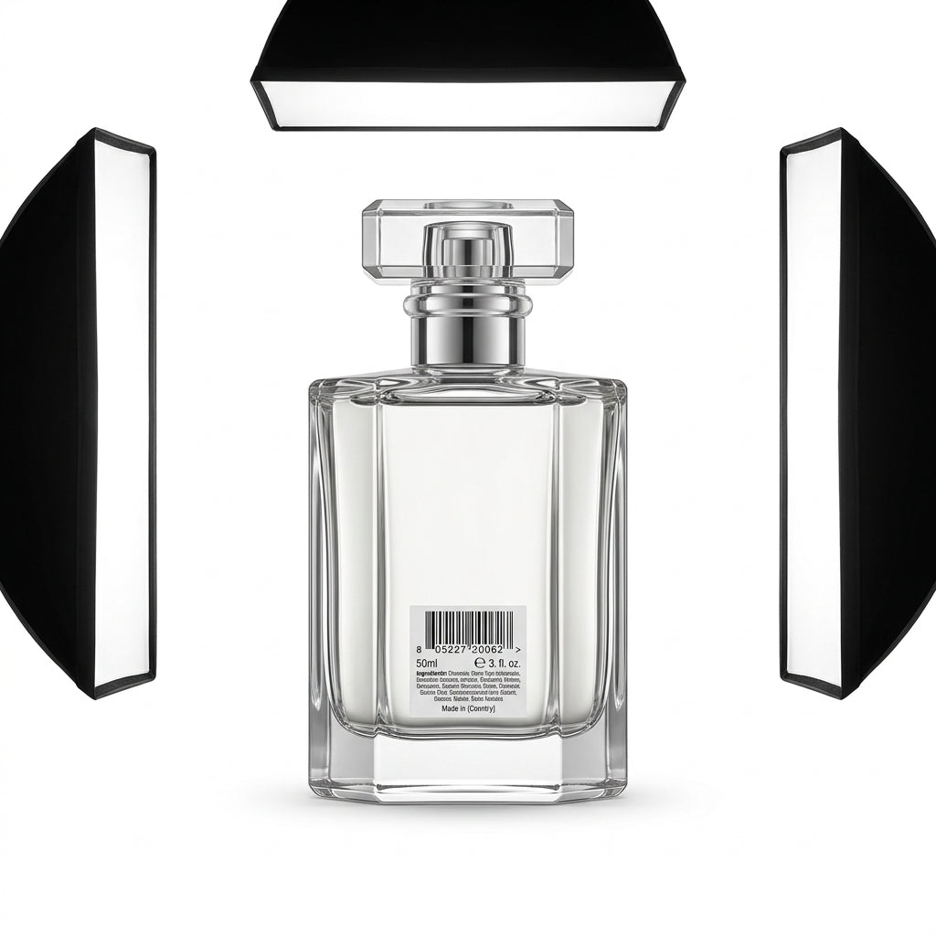 Eau De Toilette Spray — Studio - Back View | Generated by Modelize