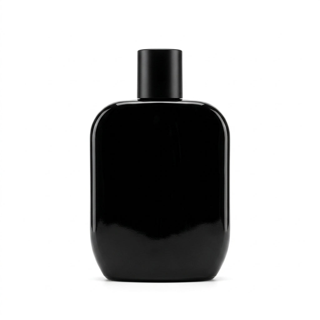 Fragrance bottle — Studio - Back View | Generated by Modelize