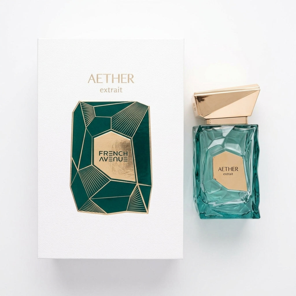 Fragrance Extrait De Parfum — Flat Lay - Back | Generated by Modelize