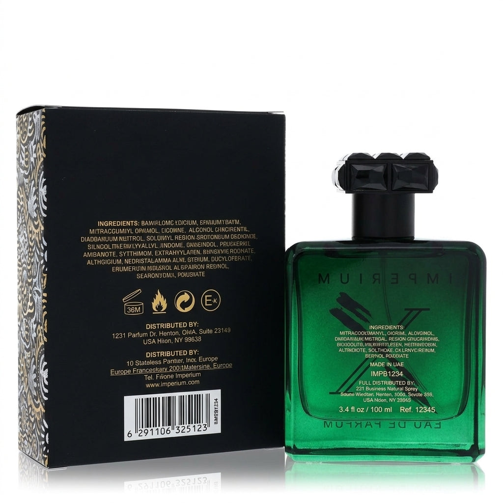 Eau De Parfum — Studio - Back View | Generated by Modelize
