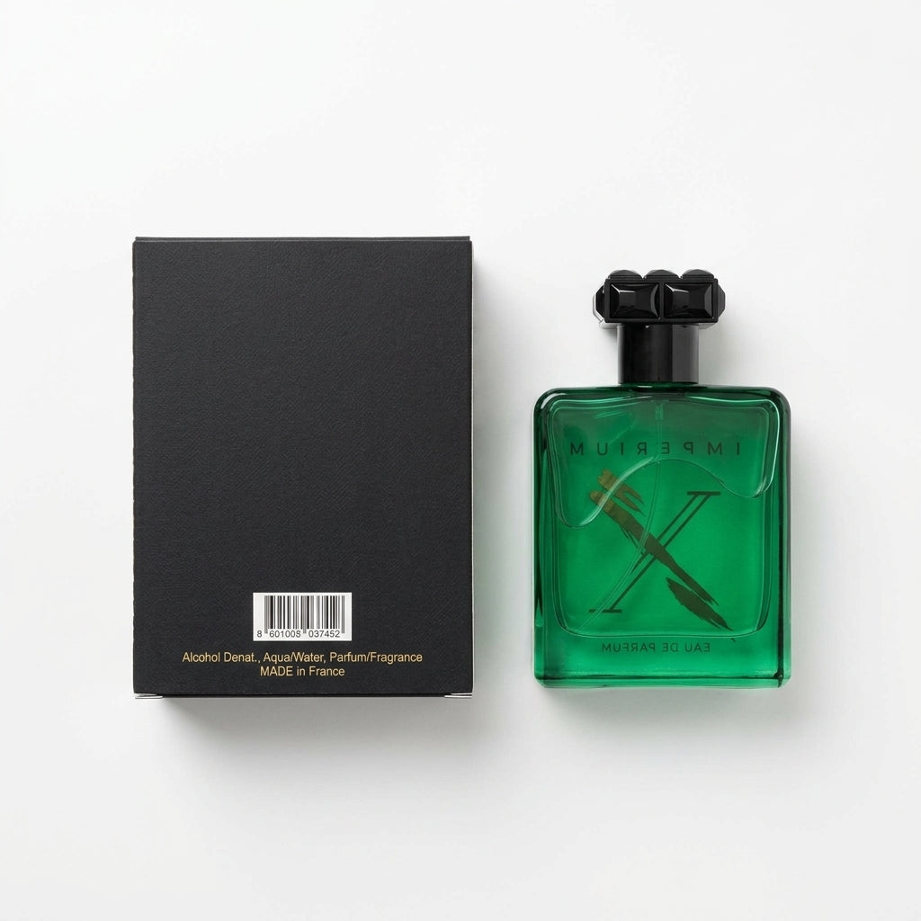 Fragrance / Eau De Parfum — Flat Lay - Back | Generated by Modelize