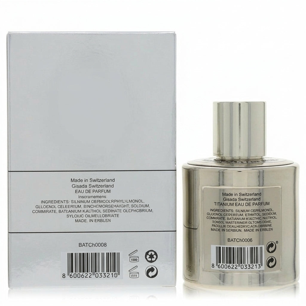 Eau De Parfum — Studio - Back View | Generated by Modelize