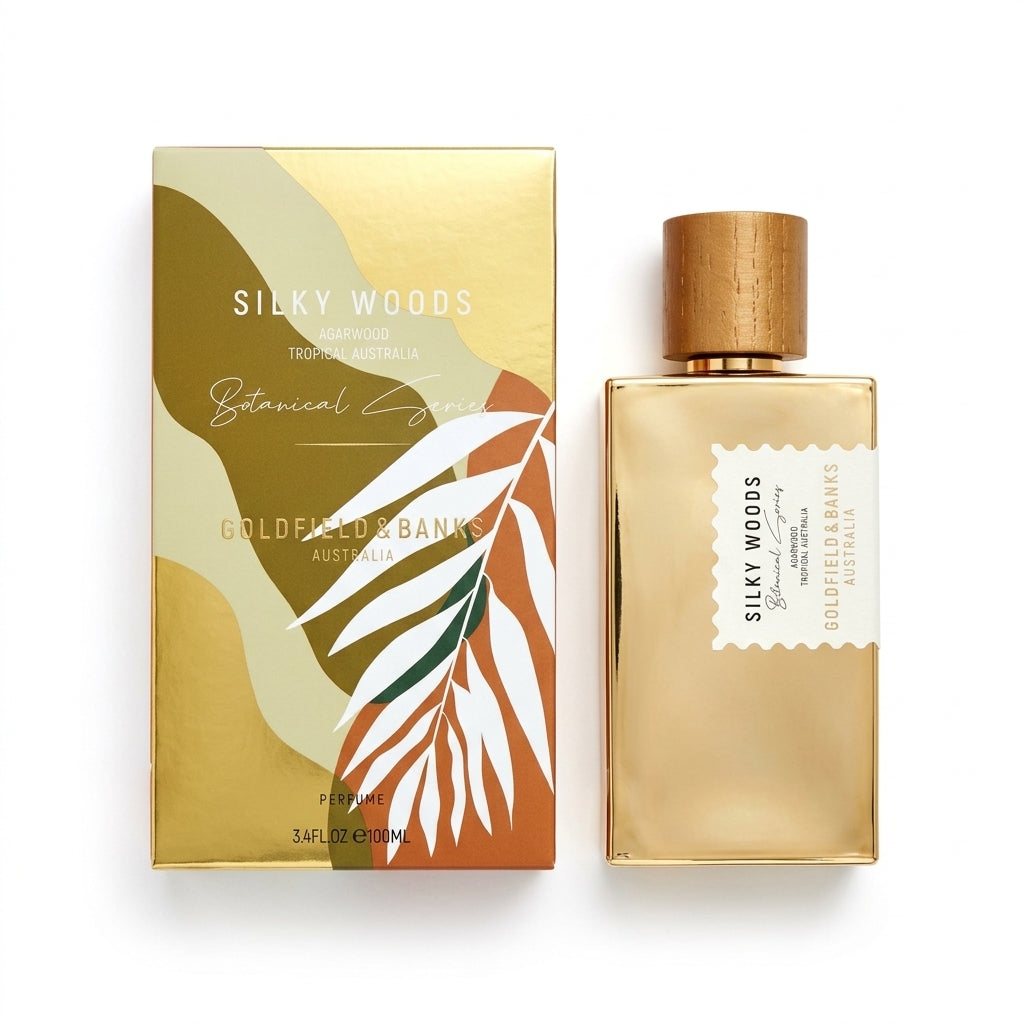 Perfume Spray — Flat Lay - Front | Generated by Modelize