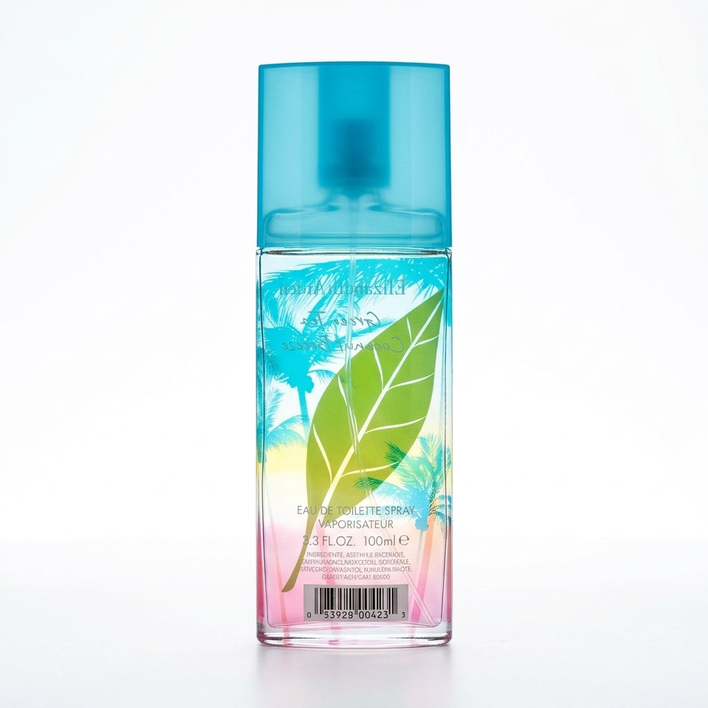 Fragrance bottle and packaging — Studio - Back View | Generated by Modelize