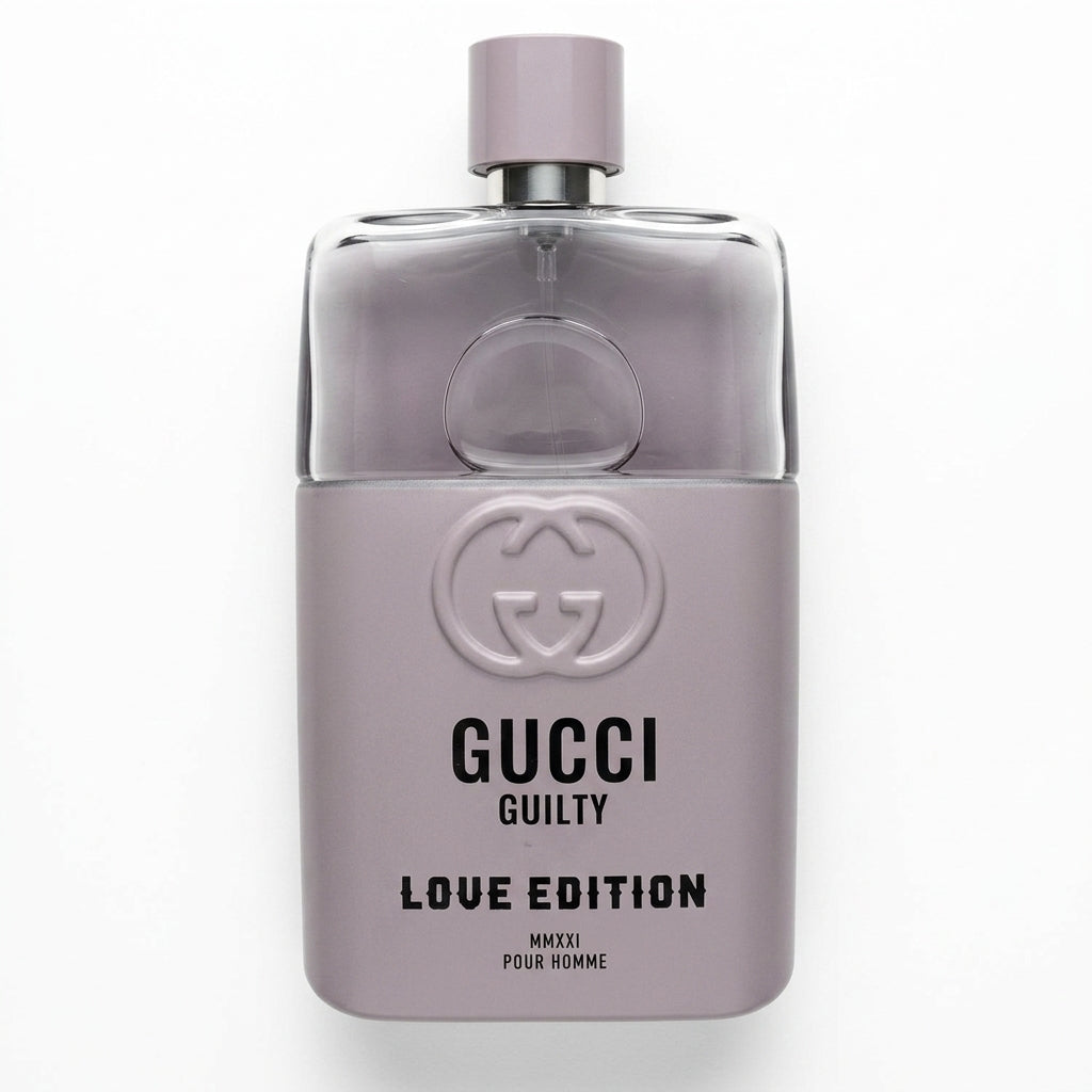 Perfume Bottle — Flat Lay - Front | Generated by Modelize