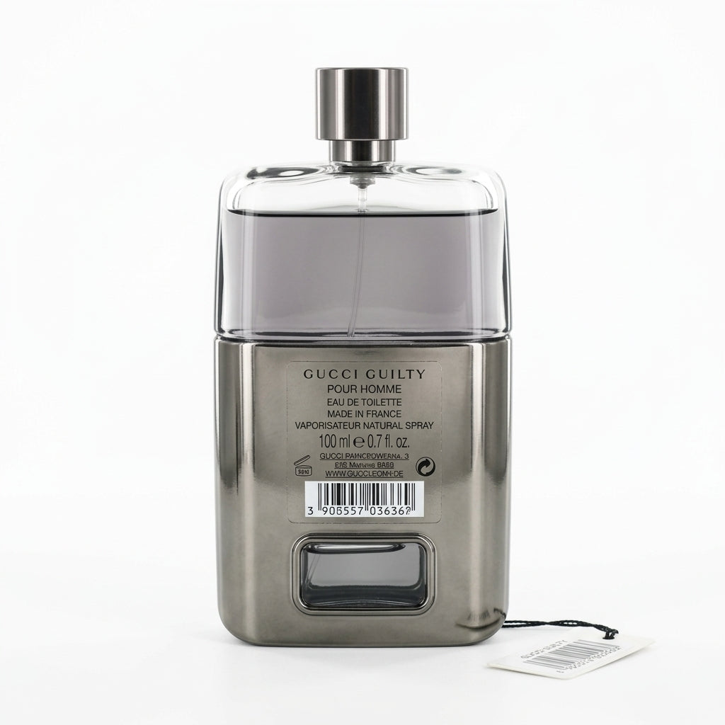 Eau De Toilette Fragrance — Studio - Back View | Generated by Modelize