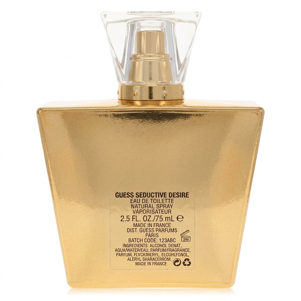 Eau De Toilette Fragrance — Studio - Back View | Generated by Modelize