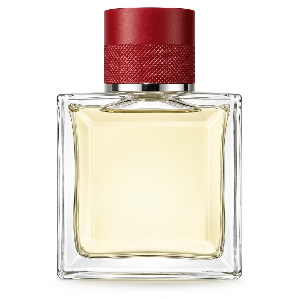 Fragrance bottle — Studio - Back View | Generated by Modelize