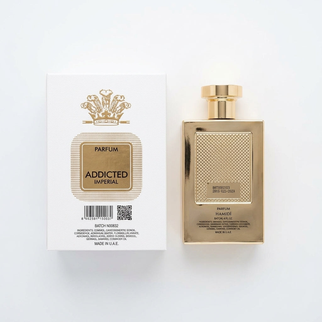 Parfum Spray — Flat Lay - Back | Generated by Modelize