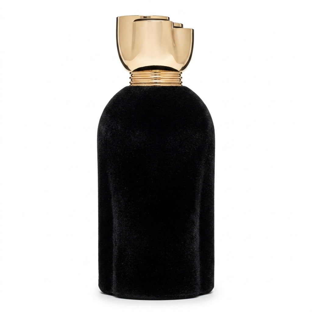 Eau De Parfum bottle and packaging — Studio - Back View | Generated by Modelize