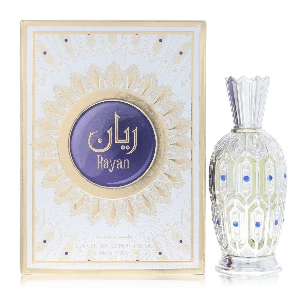 Concentrated Perfume Oil — Flat Lay - Back | Generated by Modelize
