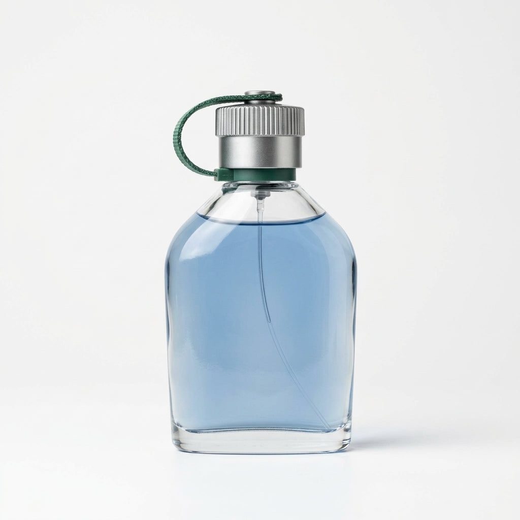 Fragrance bottle — Studio - Back View | Generated by Modelize