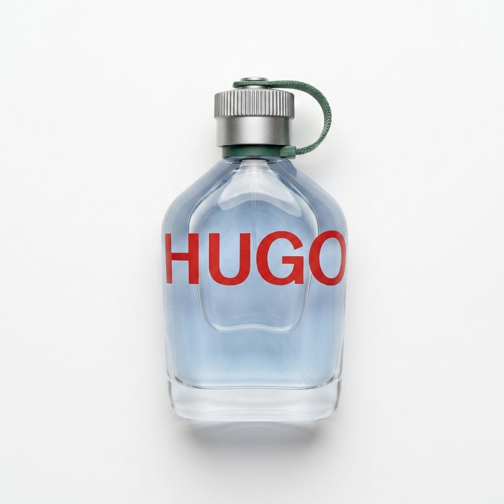 Eau De Toilette fragrance bottle — Flat Lay - Front | Generated by Modelize