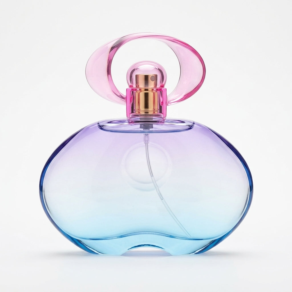 Perfume bottle — Studio - Back View | Generated by Modelize