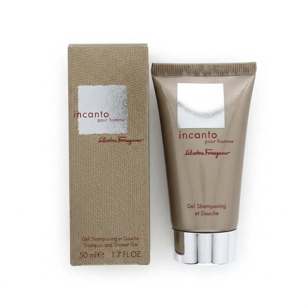 Shower Gel and Shampoo Set — Flat Lay - Front | Generated by Modelize