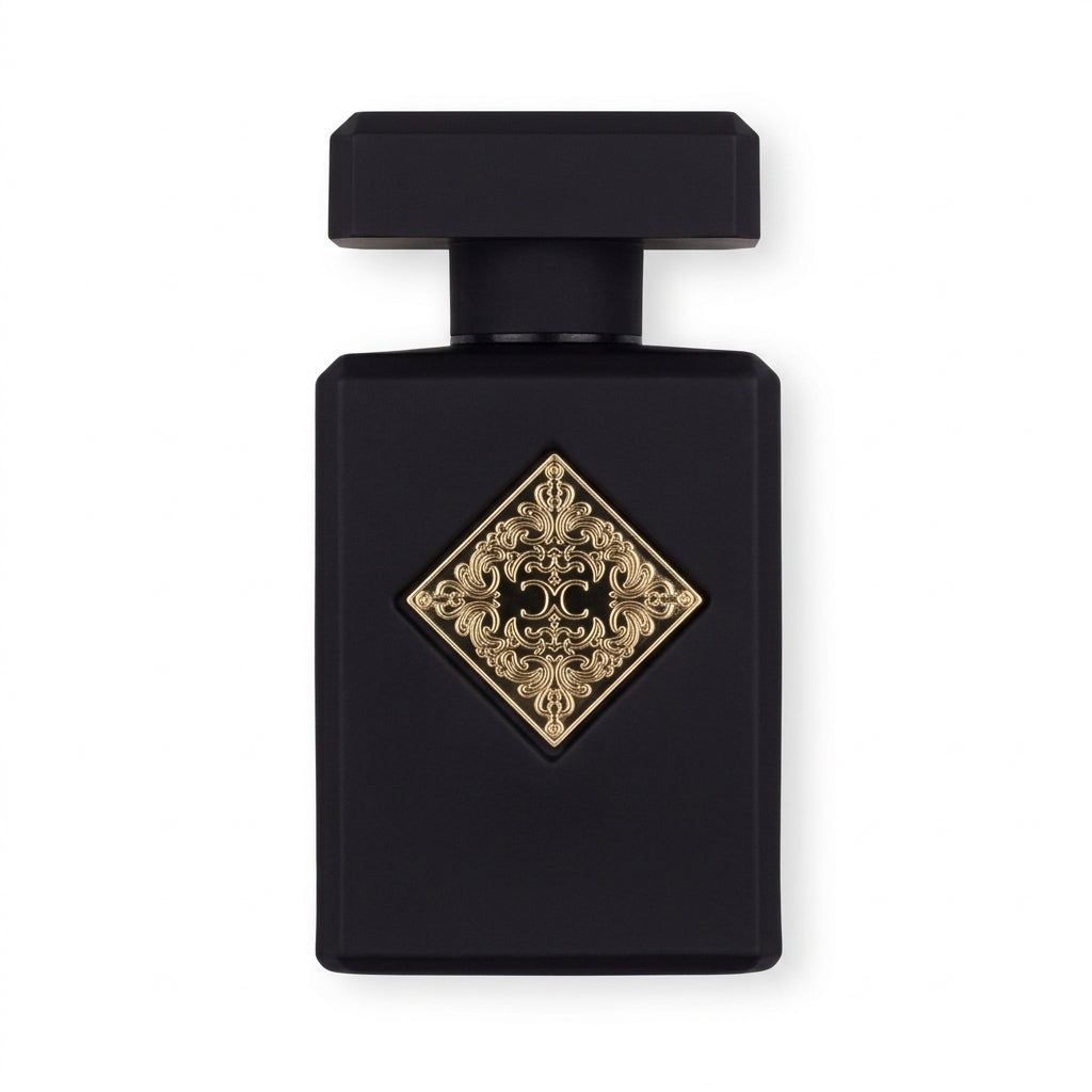 Perfume Bottle — Flat Lay - Front | Generated by Modelize