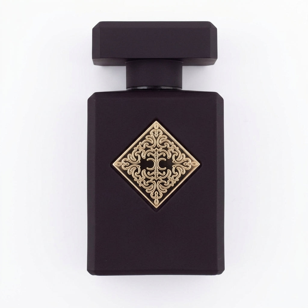 Perfume Bottle — Flat Lay - Front | Generated by Modelize