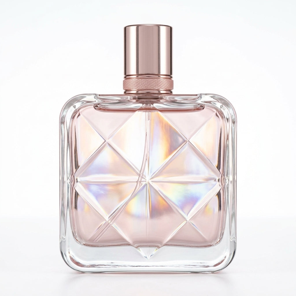 Fragrance bottle — Studio - Back View | Generated by Modelize
