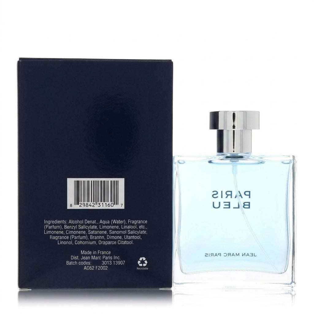 Fragrance bottle and packaging — Studio - Back View | Generated by Modelize
