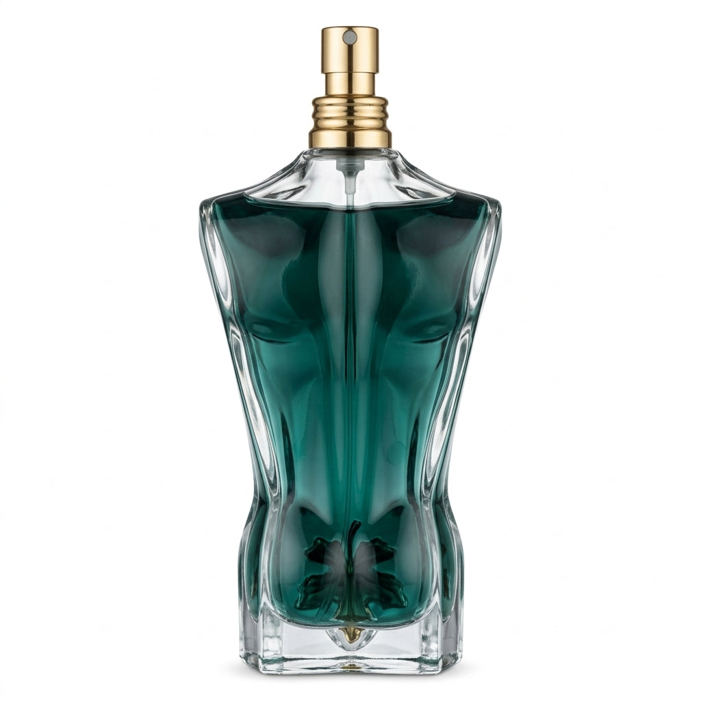 Fragrance bottle — Studio - Back View | Generated by Modelize